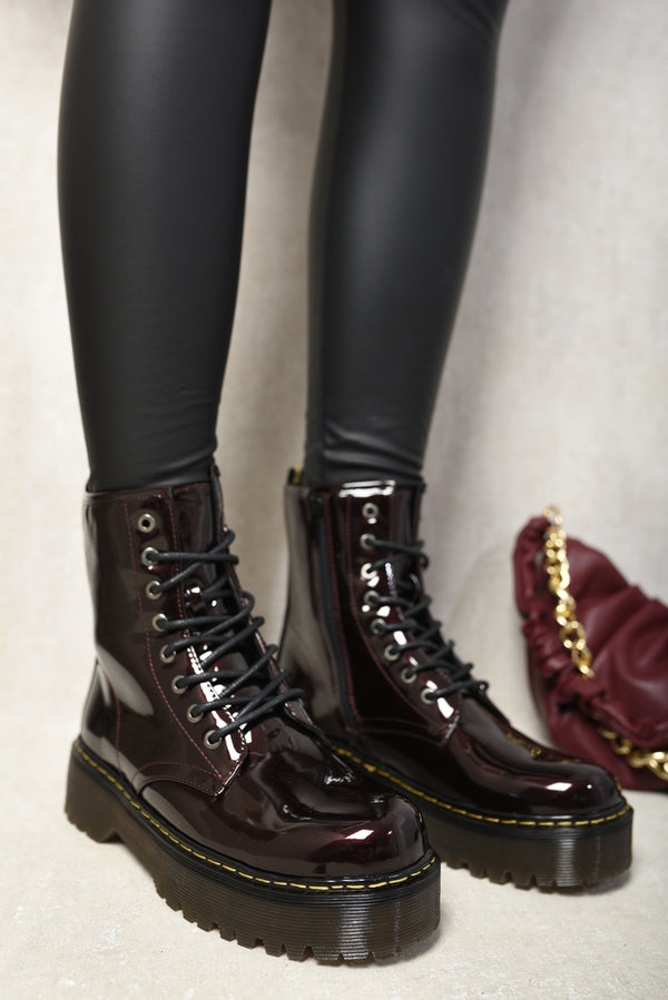 Combat Lace Up  Boots